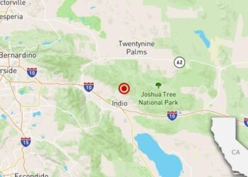 Magnitude 4.6 earthquake recorded near Indio