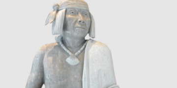 One of the original freedom fighters is missing from the Garden of American Heroes