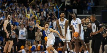 Donovan Dent and Tyler Bilodeau lead UCLA to stunning upset of No. 4 Purdue