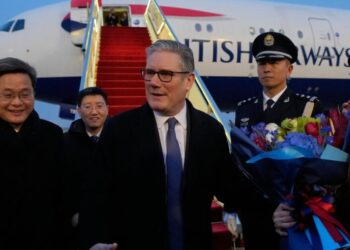 British leader’s trip to China is a balancing act between trade, national security and Trump