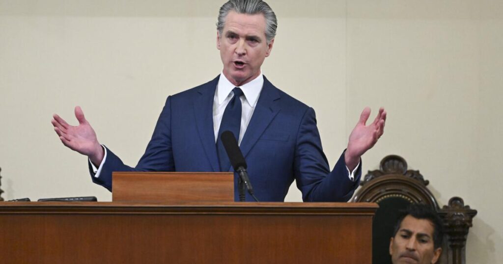 Newsom’s budget plan banks on strong revenues despite fiscal risks