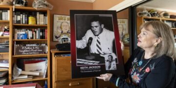 Keith Jackson’s family continues to keep his memory alive, especially during the Rose Bowl