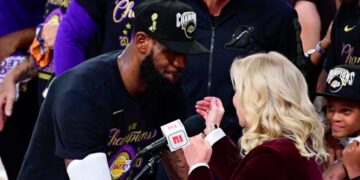 LeBron James downplays reported rift with Jeanie Buss: ‘It’s always been respect’