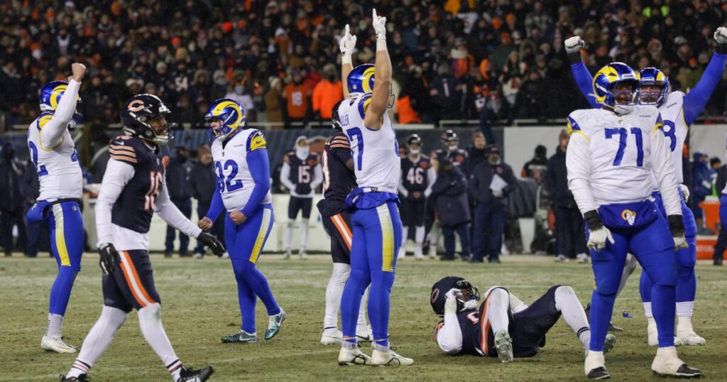 Harrison Mevis field goal lifts Rams to overtime playoff win over Bears