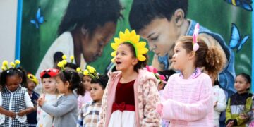 A playground replaced this preschool’s empty asphalt lot. It’s a game-changer for learning