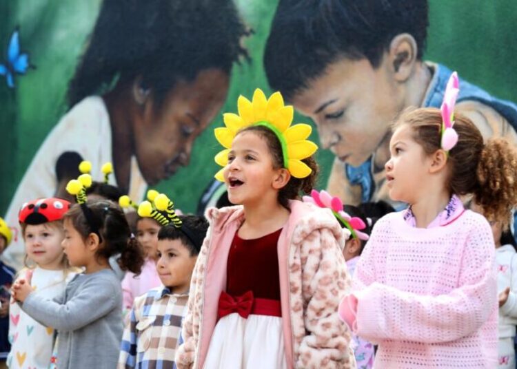 A playground replaced this preschool’s empty asphalt lot. It’s a game-changer for learning