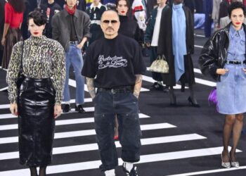 Willy Chavarria puts on a live noir show during Paris Fashion Week
