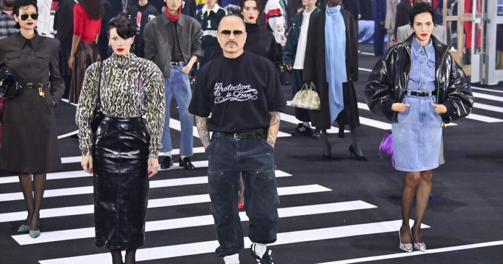 Willy Chavarria puts on a live noir show during Paris Fashion Week