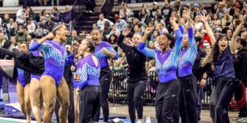 Jordan Chiles delivers perfect 10 on floor, helps UCLA gymnasts beat Michigan State