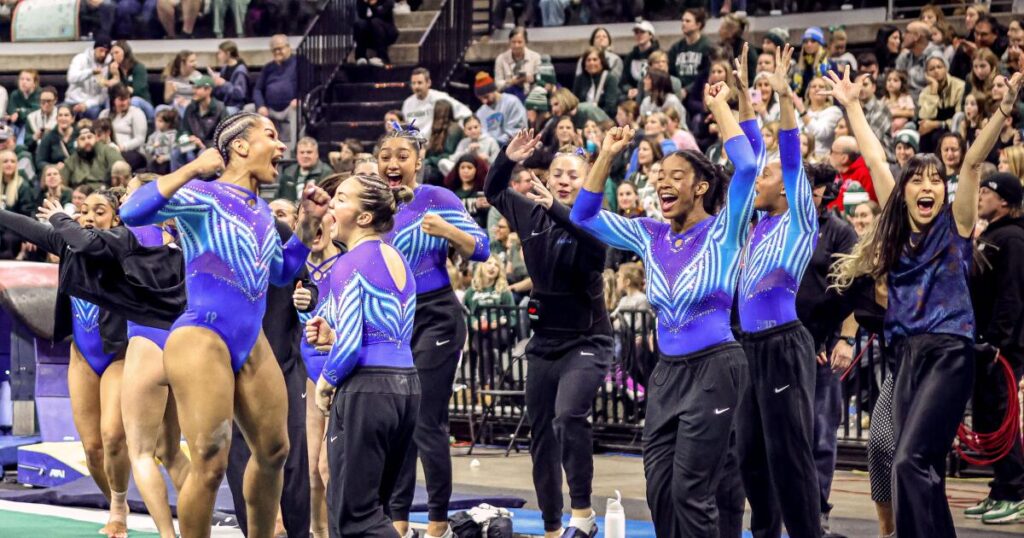 Jordan Chiles delivers perfect 10 on floor, helps UCLA gymnasts beat Michigan State