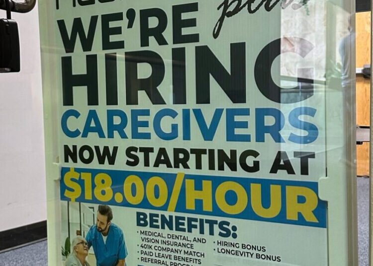 Applications for jobless benefits, a proxy for layoffs, ticked down last week