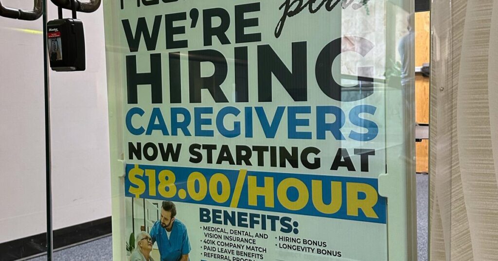 Applications for jobless benefits, a proxy for layoffs, ticked down last week