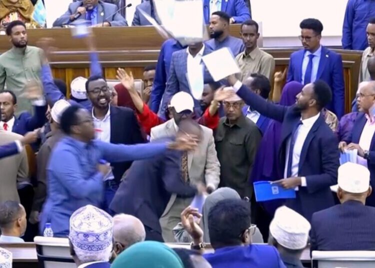 Chaos erupts in Somalia’s parliament over proposed constitutional amendments