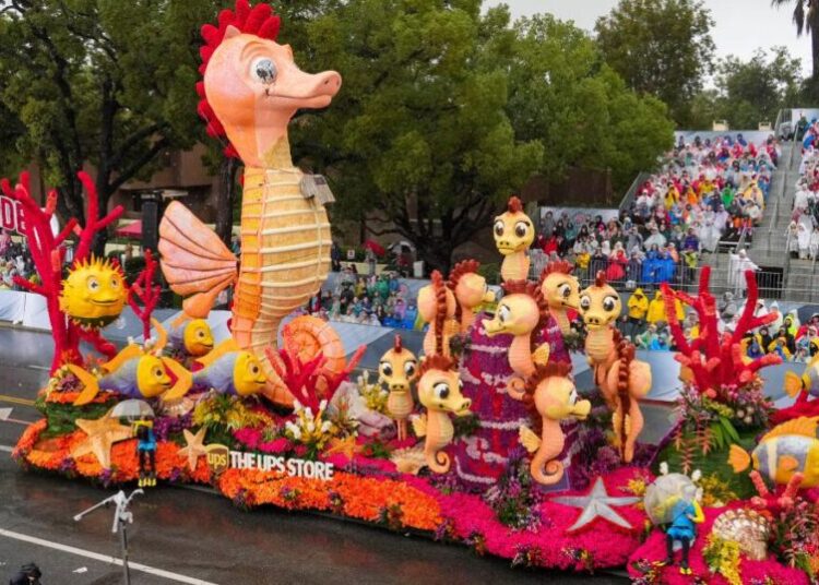 Real big fish: Rose Parade float sets Guinness World Record