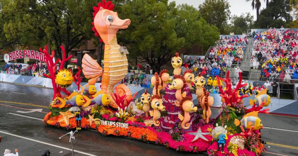 Real big fish: Rose Parade float sets Guinness World Record