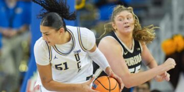 UCLA women dominate in near 50-point rout of Purdue