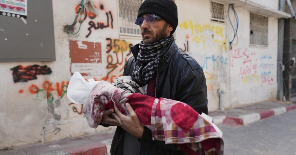 Baby dies from cold in Gaza as leaders meet to discuss Trump’s Board of Peace