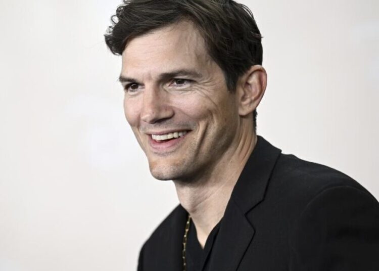 No sweat: Ashton Kutcher swears that he showers, despite past podcasts to the contrary