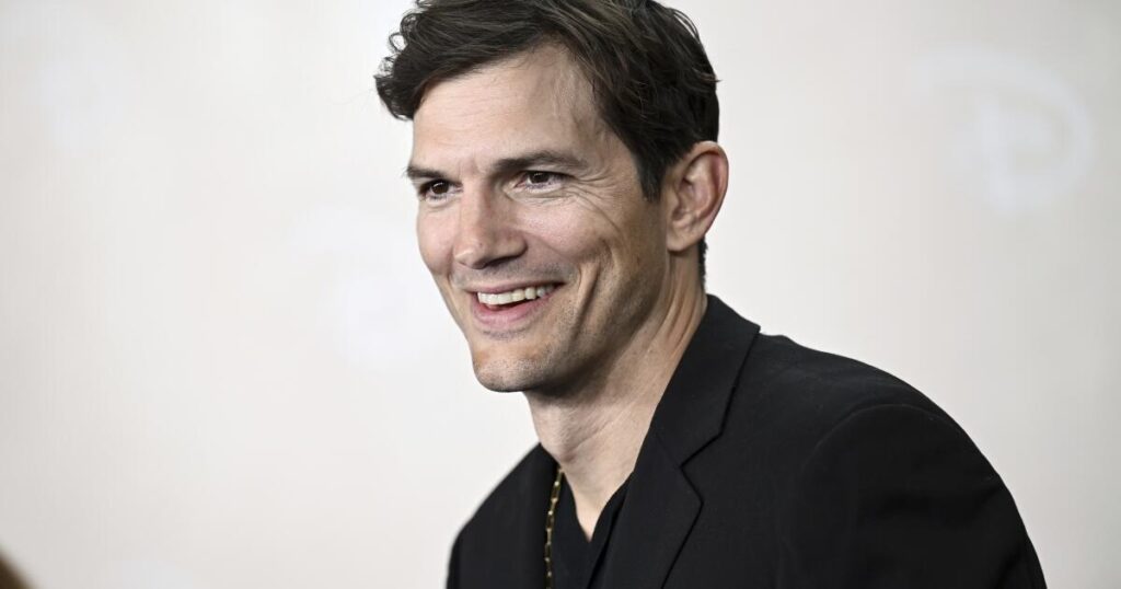 No sweat: Ashton Kutcher swears that he showers, despite past podcasts to the contrary