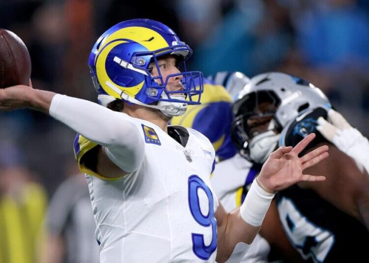 Matthew Stafford proves he’s L.A.’s most important athlete in Rams’ messy win