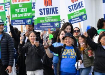 Tens of thousands of Kaiser Permanente healthcare workers launch open-ended strike