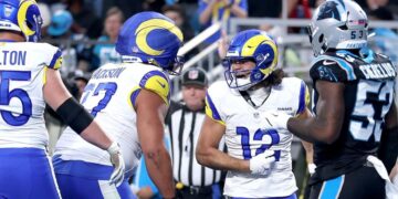 Puka Nacua’s pick-denying breakup saved Rams in wild-card win: ‘He’s a freaking warrior’