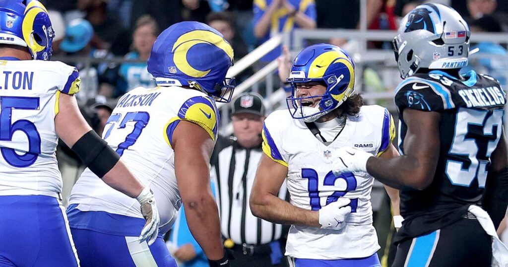 Puka Nacua’s pick-denying breakup saved Rams in wild-card win: ‘He’s a freaking warrior’