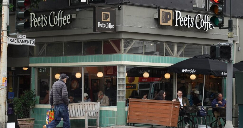 Peet’s Coffee is closing outlets in Southern California