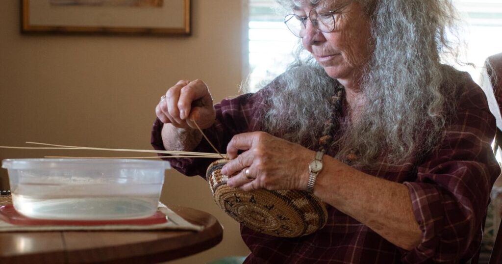 At 70, she embraced her Chumash roots and helped revive a dying skill: basketmaking