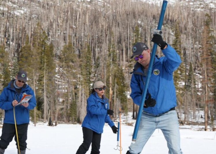 Halfway through winter, heat is melting the California snowpack