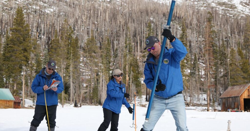 Halfway through winter, heat is melting the California snowpack