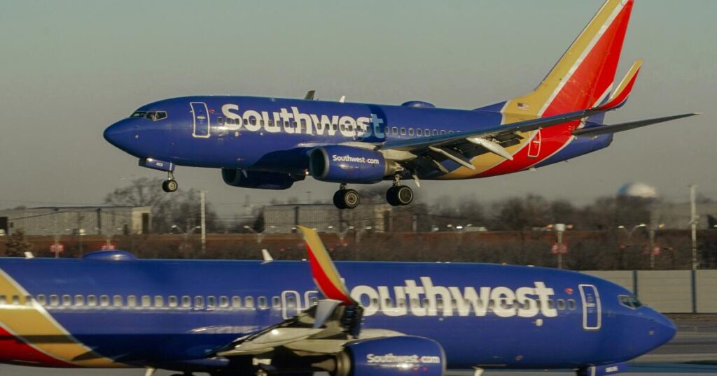 Southwest’s open seating ends with final flight
