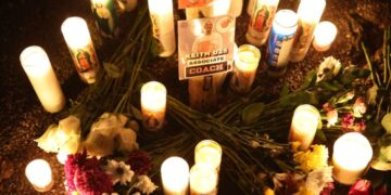 Emotional vigil held for man killed by off-duty ICE agent on New Year’s Eve