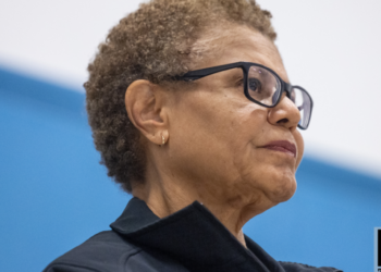 L.A. Mayor Bass sharply criticizes Minneapolis shooting; protest begins on Olvera Street