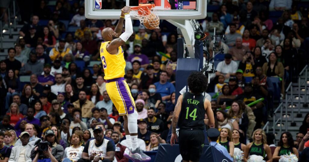 Luka and LeBron go 30-30 as Lakers defeat the Pelicans