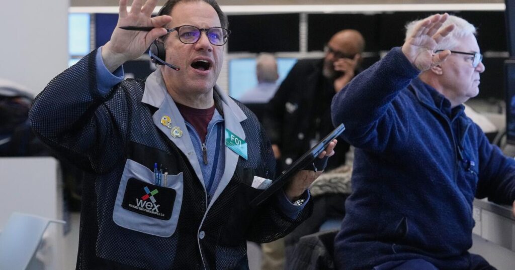 Stocks fall while a break in gold fever sends metals prices plunging