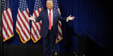 Trump tries to rally House GOP as the party’s majority narrows but meanders along the way