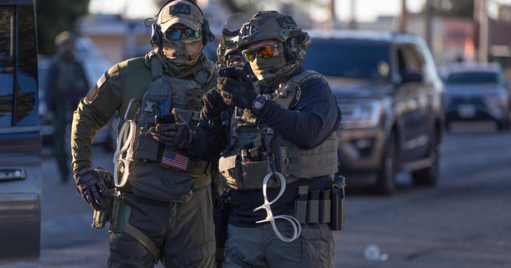 Feds face skeptical judge in lawsuit to overturn California’s ban on masked ICE agents