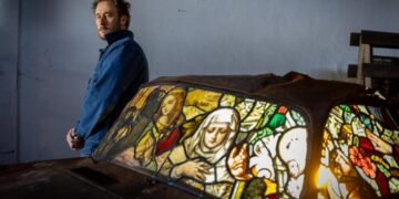 This artist turned burned Porsches from the L.A. fires into symbols of hope