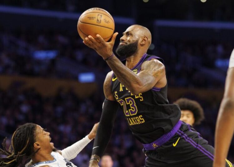 Luka Doncic and LeBron James help fuel late Lakers surge in win over Grizzlies