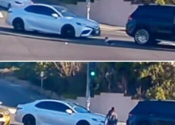 Shocking video shows toddler flying out of car in busy SoCal intersection; mom arrested