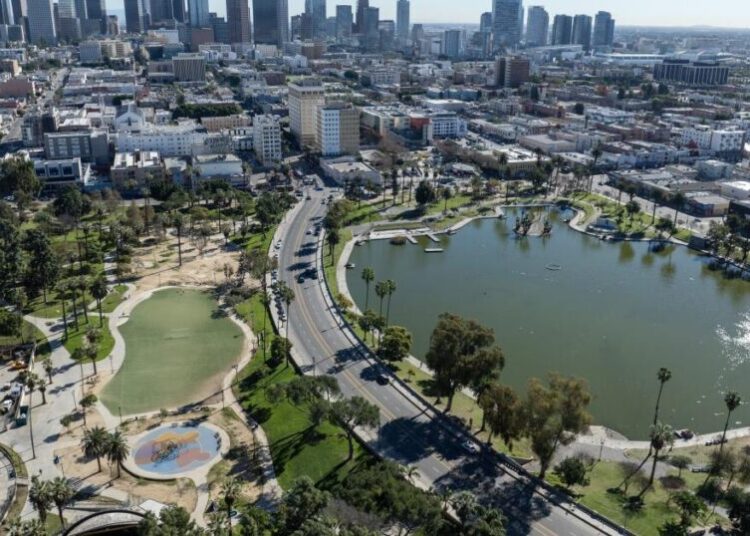 A walk through promising, problem-plagued MacArthur Park with its council member