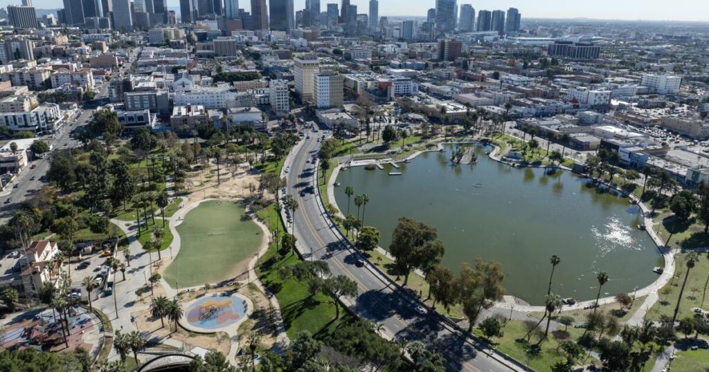A walk through promising, problem-plagued MacArthur Park with its council member