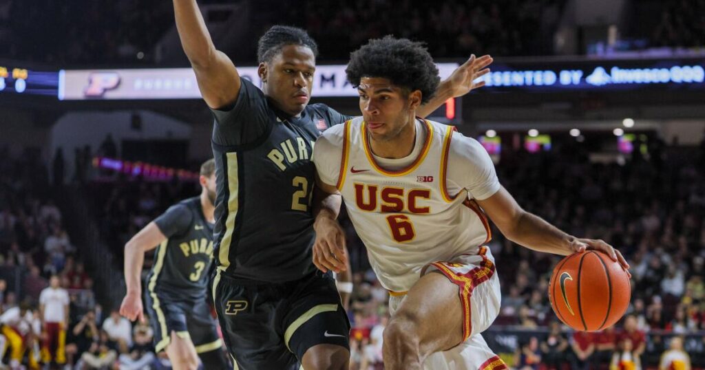 Jacob Cofie and USC fall just short of an upset in loss to No. 5 Purdue