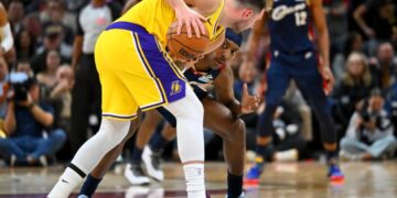 Cavaliers court raises safety concerns again as Luka Doncic injures leg