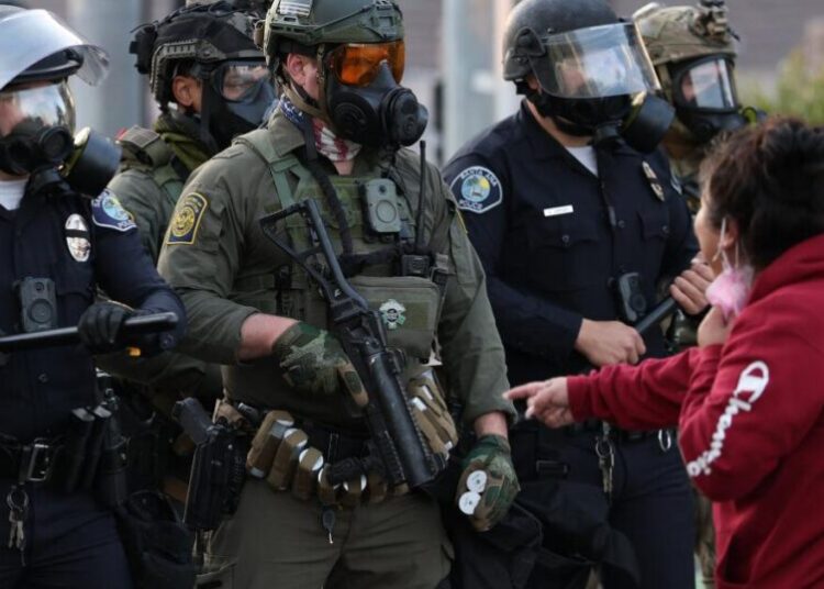 Protester blinded, skull fractured by DHS agent during Santa Ana demonstration, family says