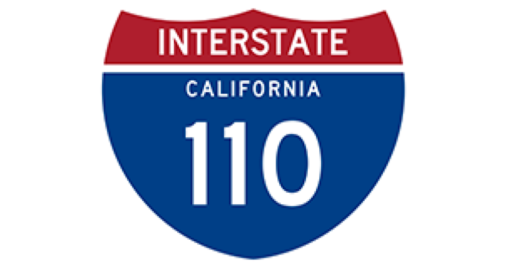 SUV strikes, kills a pedestrian walking on the 110 Freeway