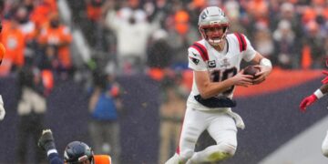 Drake Maye and Patriots edge Broncos to advance to Super Bowl LX