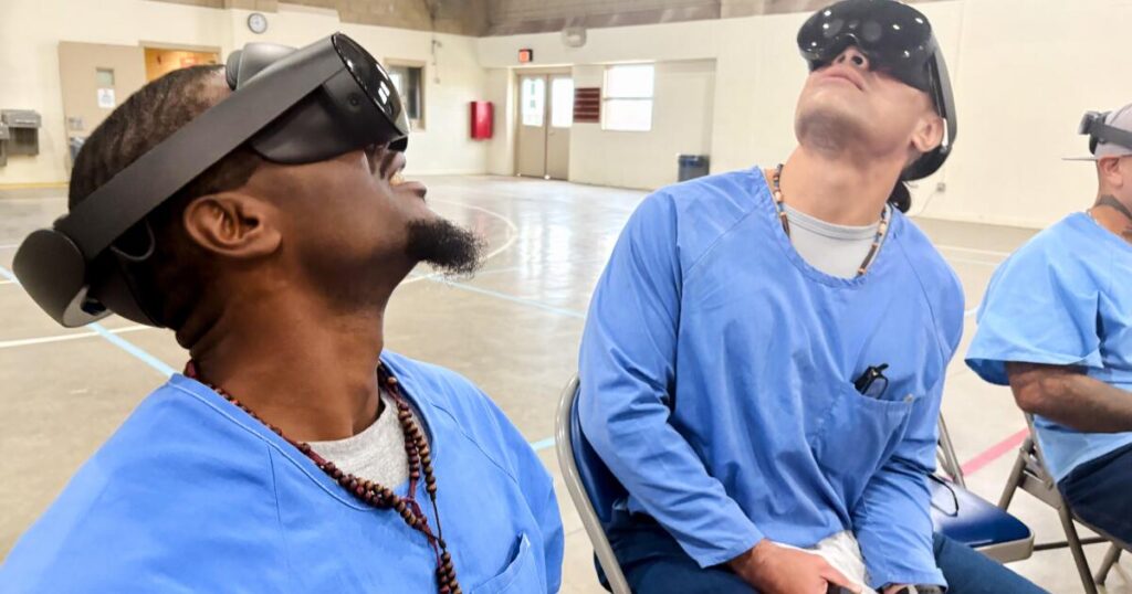VR headsets as ‘hope machines’: Devices offer California inmates respite, practical experience