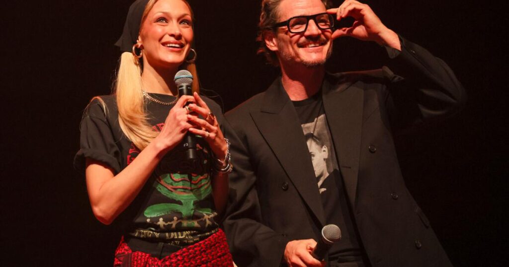 At the Shrine, Bella Hadid, Pedro Pascal and Chappell Roan push for humanitarian aid in Gaza and Sudan